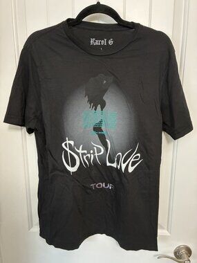 Strip Love Tour Tee In Black Size Large